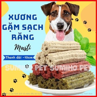 Xương gặm sạch răng vị bò và gà phô mai (10cm/cây) - Bánh thưởng cho chó