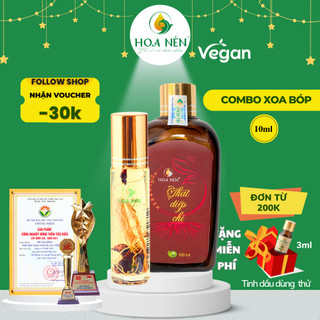 Combo xoa bóp, giảm đau đầu, say tàu xe - Hoa Nén - Thất Diệp Chi 100ml và Thái Bình Du 10ml
