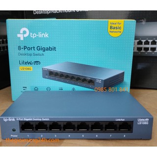 Bộ chia mạng 8 Cổng TP-Link LS108G Gigabit Vỏ kim Loại. Hàng chính hãng