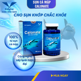 Calonate - Sụn cá mập chắc xương khỏe khớp - Lọ 100 viên