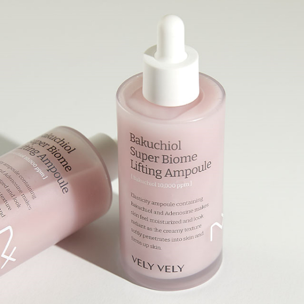 Tinh Chất Dưỡng Da Căng Bóng, Giảm Nhăn Bakuchiol 10,000ppm Super Biome Lifting Ampoule Vely Vely
