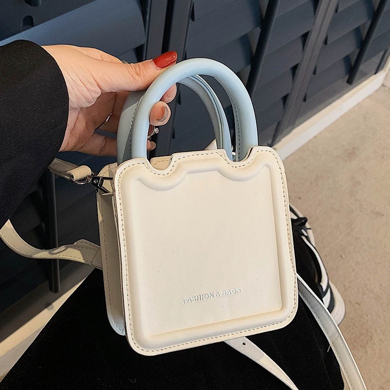 Túi xách Mini đeo chéo 2 quai dễ thương phong cách Hàn Quốc