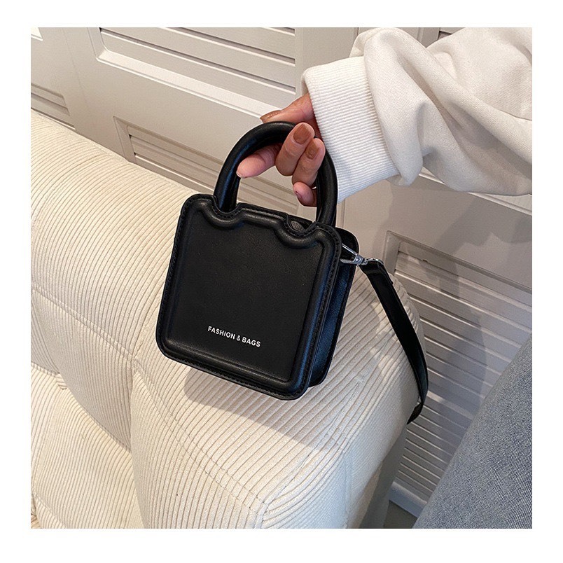 Túi xách Mini đeo chéo 2 quai dễ thương phong cách Hàn Quốc