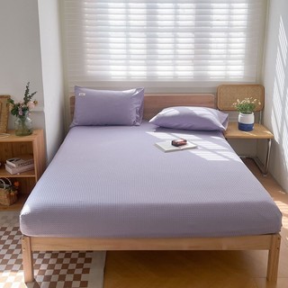 Bộ ga gối 3 món cotton đũi sọc caro etami mềm mịn nhiều mẫu