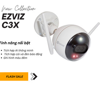  Camera ip wifi thông minh ezviz c3x ống kính kép siêu nét, công nghệ AI