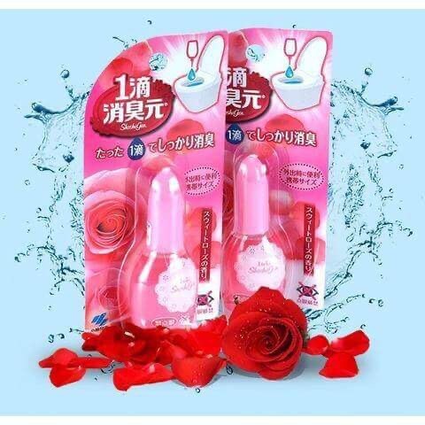 Dung dịch nước nhỏ bồn cầu Kobayashi thơm lâu diệt khuẩn nội địa Nhật 20ml
