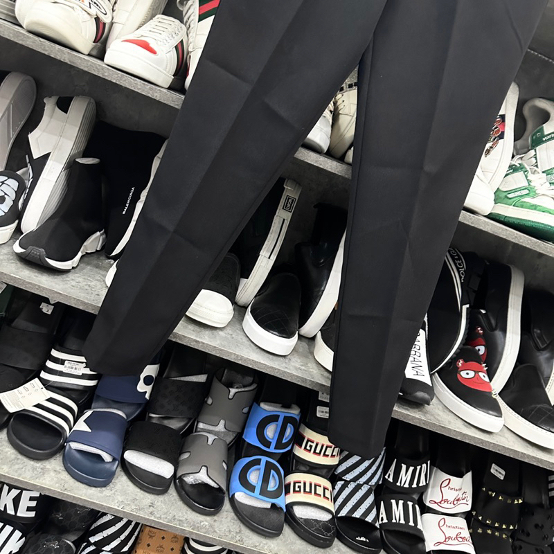 Quần âu nam Dsq2 khoá zip, Quần âu nam  eo phối thêu chữ cạp chất vải tuyết mưa không nhăn cao cấp hot trend 2023