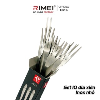 Set 10 Xiên Nhỏ Inox RIMEI