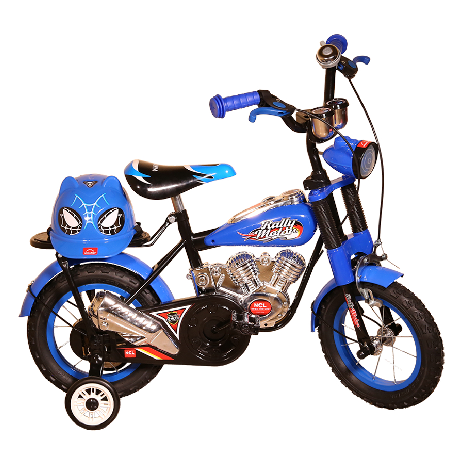 Xe Đạp Trẻ Em Nhựa Chợ Lớn 12 inch K4 - Bánh bơm hơi, căm niền kim loại