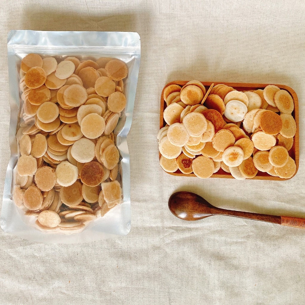 Bánh Đồng Tiền Tuổi Thơ túi zip 500g MamiFood