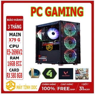 Thùng pc gaming chơi full game online giả lập