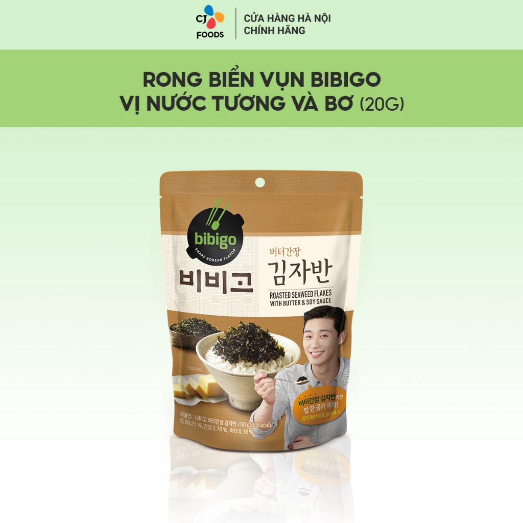 Rong biển rắc cơm trộn cơm Hàn Quốc Bibigo  - Gói 20g hoặc 50g
