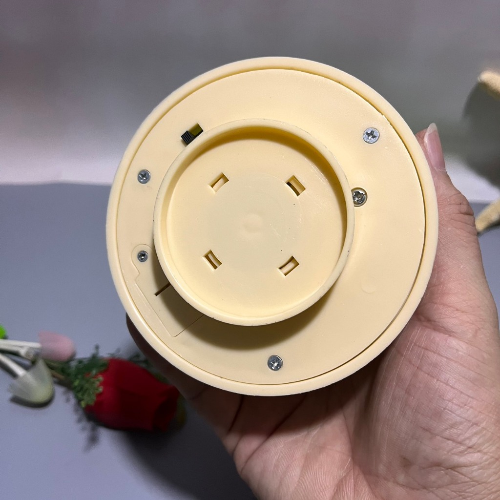 Đế xoay có led dây cót xoay phát nhạc - DX010