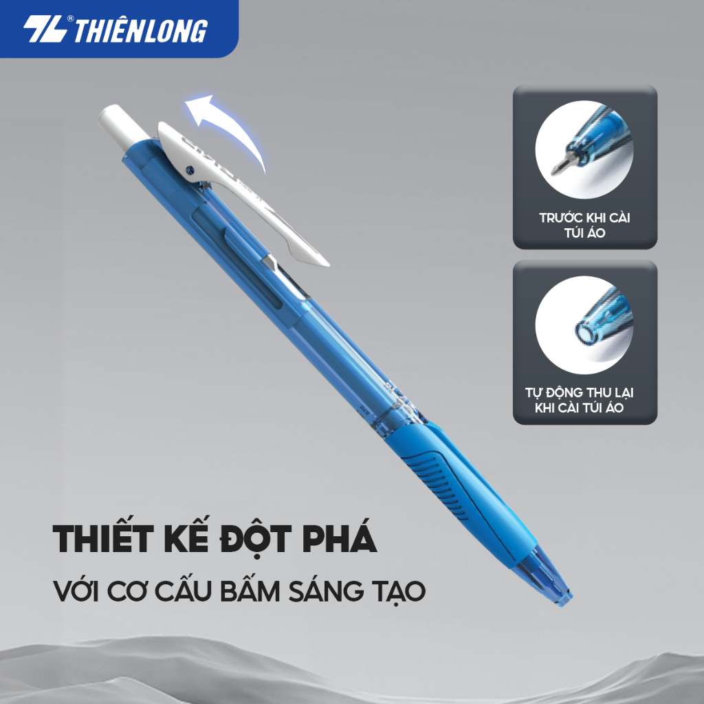 Combo Hộp 20 cây Bút Bi Thiên Long TL-095 (XANH)