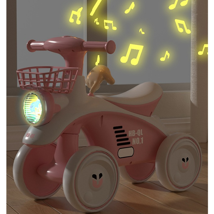Xe chòi chân thăng bằng cho bé cao cấp mẫu mới có đèn nhạc