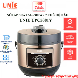 Nồi áp suất unie upc5081y, 7 chức năng nấu 900w dung tíc 5l,lòng nồi tráng men chống dính ceramic - bh 12t- talaha