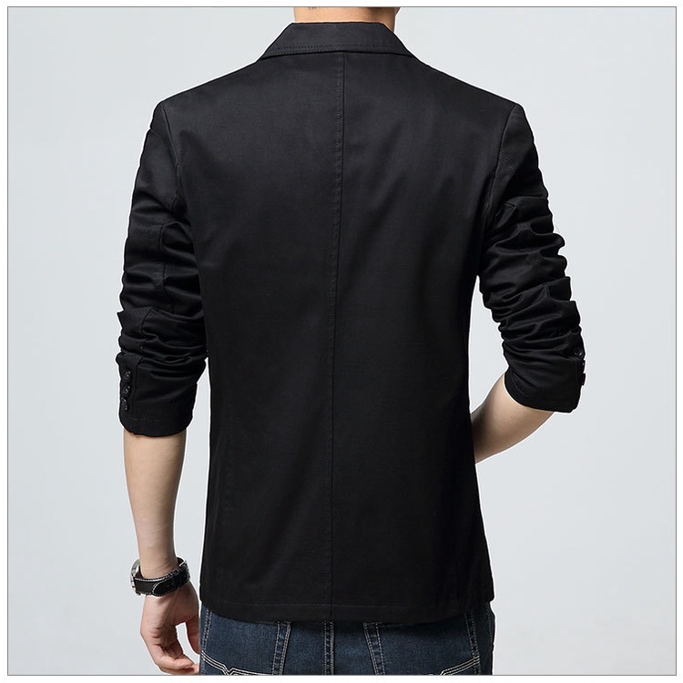 Áo Khoác Blazer Nam Hàn Quốc, Áo Vest nam Blazer chất linen bột cao cấp