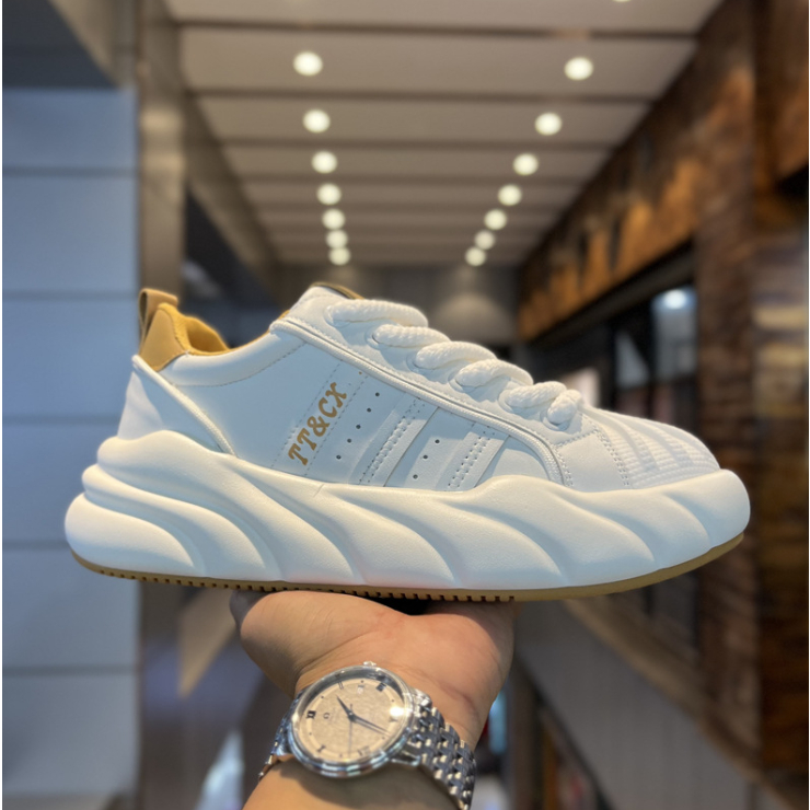 Giày thể thao sneaker nam The Jinx street style dây to , đế tăng cao mũi sò new 2024