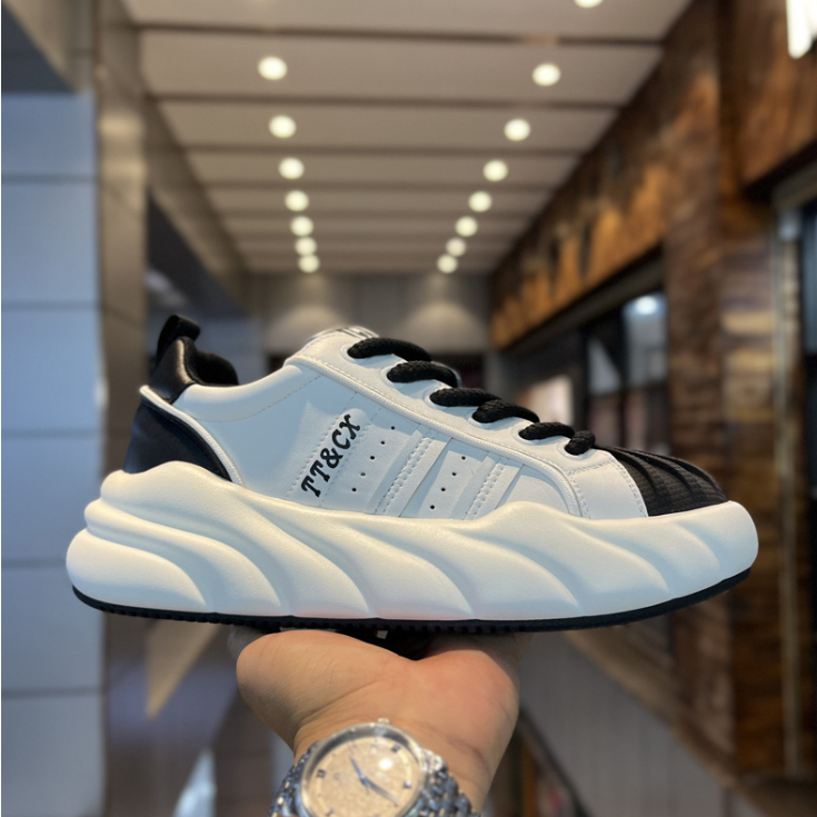 Giày thể thao sneaker nam The Jinx street style dây to , đế tăng cao mũi sò new 2024