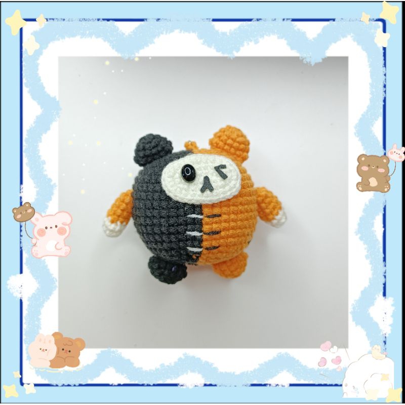 Móc khóa len handmade linh vật couple GMM