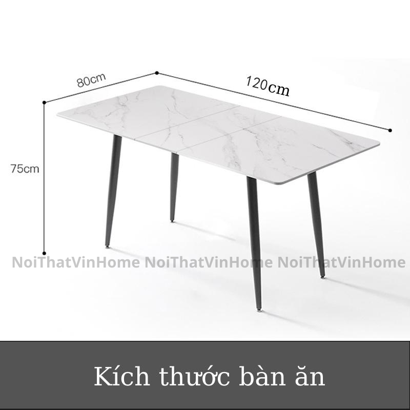 Bàn Ăn Mặt Đá, Bàn Ăn Đa Năng, Bàn Ăn Phòng Bếp, Bàn Ăn Hiện Đại Bàn Ăn Hàng Nhập Khẩu Cao Cấp - Nội Thất Vin Home