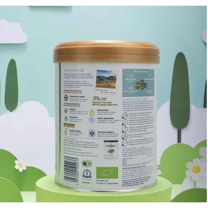 Sữa bột Kendamil organics và dòng thường hàng chính hãng đảm bảo chất lượng