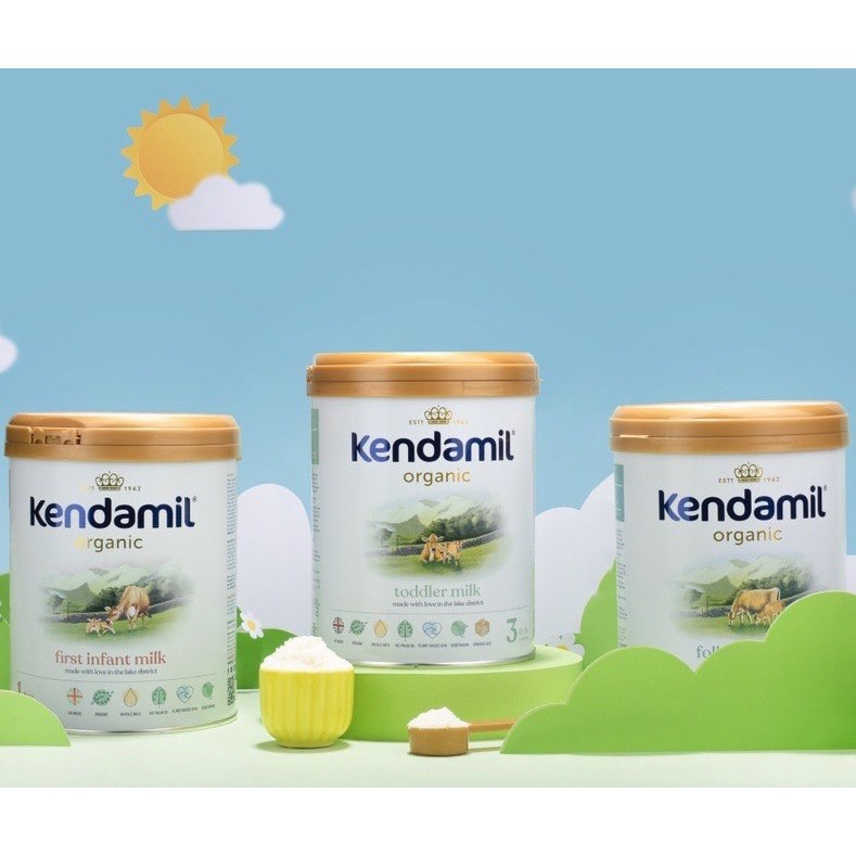 Sữa bột Kendamil organics và dòng thường hàng chính hãng đảm bảo chất lượng