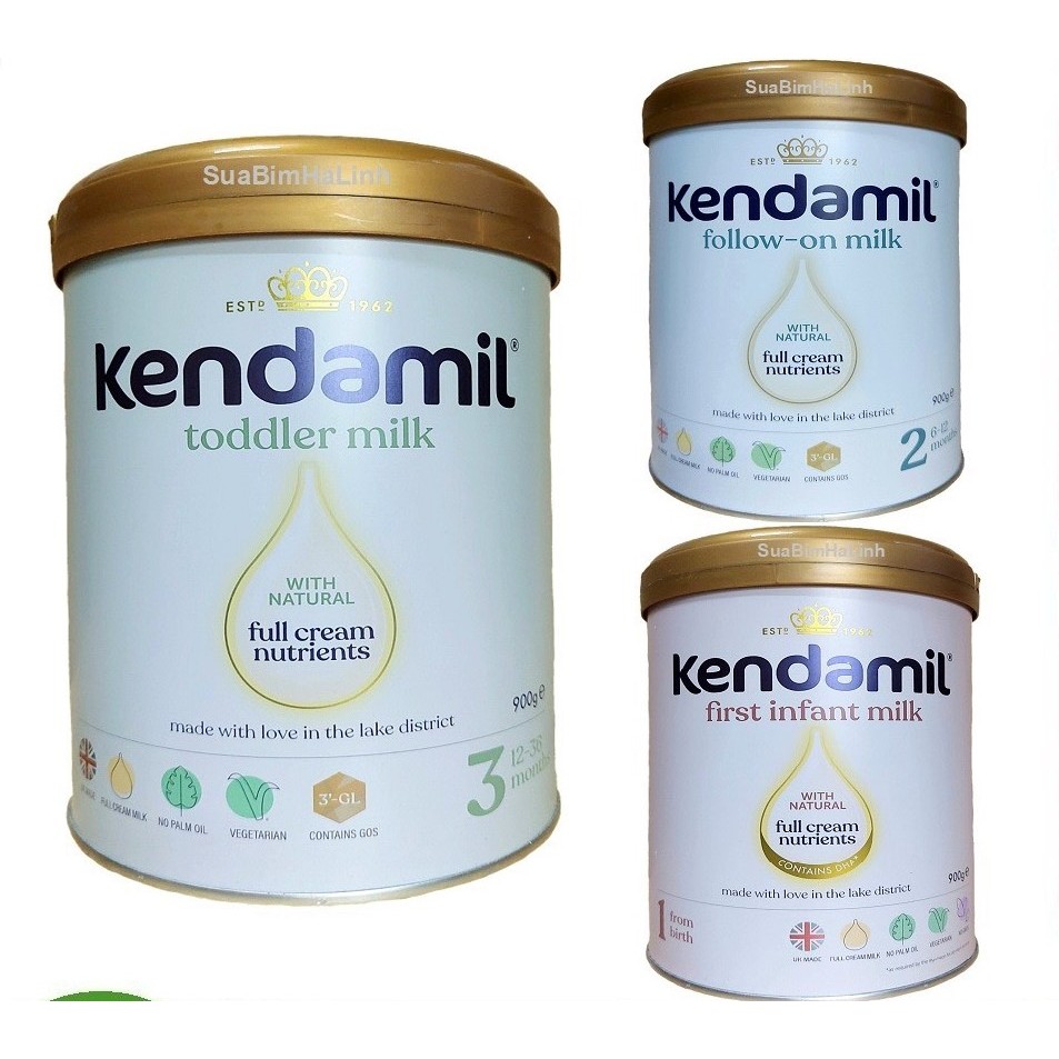 Sữa bột Kendamil organics và dòng thường hàng chính hãng đảm bảo chất lượng