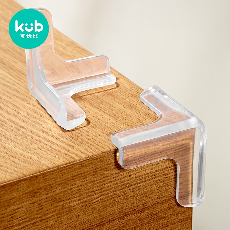 Bộ bảo vệ góc cạnh bàn ghế bằng nhựa PVC mềm trong suốt KUB cho bé