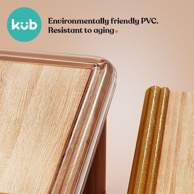 Bộ bảo vệ góc cạnh bàn ghế bằng nhựa PVC mềm trong suốt KUB cho bé