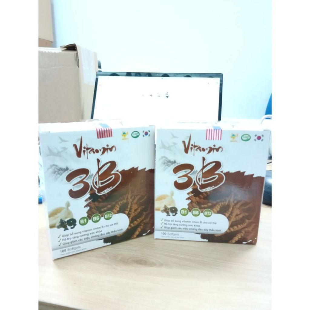 Viên Uống Vitamin 3B Giúp Ăn Ngon Ngủ Tốt, Giảm Đau Nhức, Tê Bì Chân Tay - Hộp 100 Viên