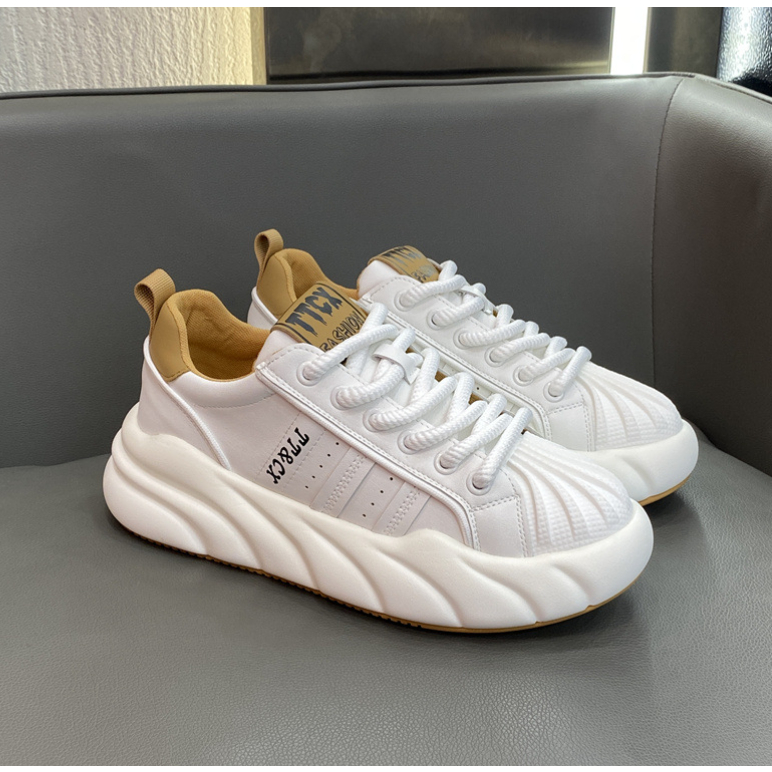 Giày thể thao sneaker nam bản street style dây to , đế tăng cao mũi sò new 2023