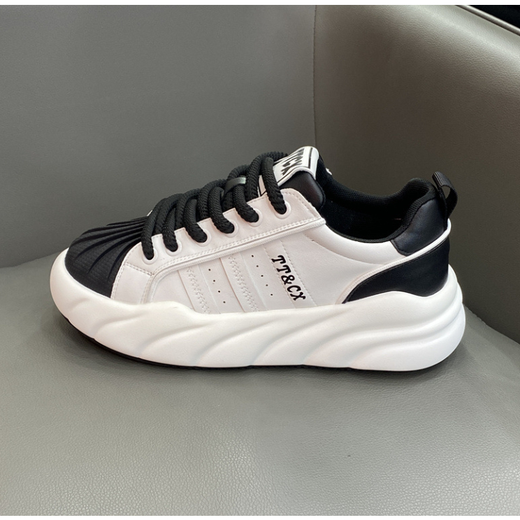 Giày thể thao sneaker nam bản street style dây to , đế tăng cao mũi sò new 2023