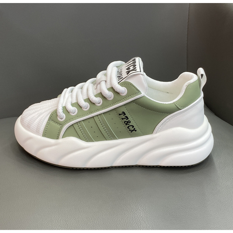 Giày thể thao sneaker nam bản street style dây to , đế tăng cao mũi sò new 2023