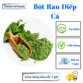 Bột rau diếp cá sấy lạnh nguyên chất, bí quyết của làn da đẹp - gói 20gr, 50gr, 100gr