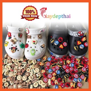 Sticker 3D siêu dễ thương gắn vô dép sục