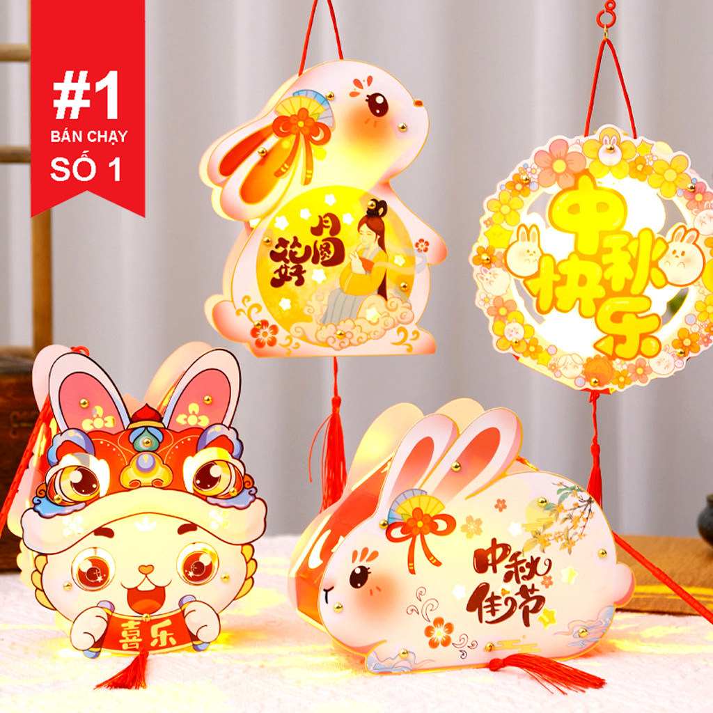 Đèn lồng trung thu hình dáng đáng yêu