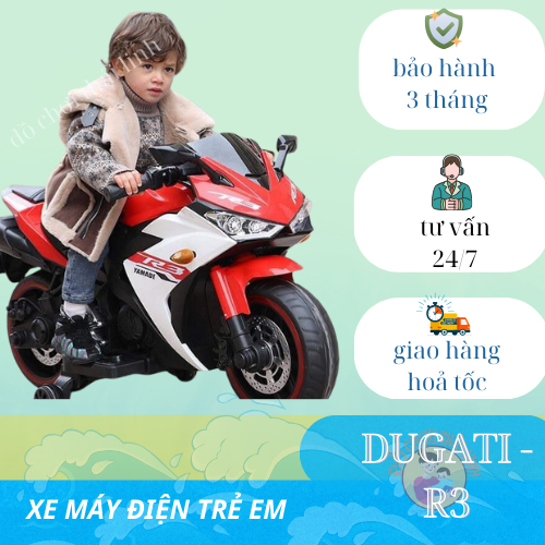 Xe máy điện trẻ em R3 cỡ lớn
