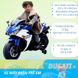 Xe máy điện trẻ em R3 cỡ lớn
