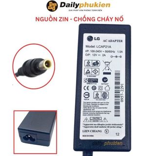 Cục adapter nguồn màn hình LG 12v 2a loại xịn