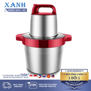 Máy xay thịt 6 lít 1000W rau và thịt bằng thép không ,tỏi ớt, rau củ quả, máy xay đa năng