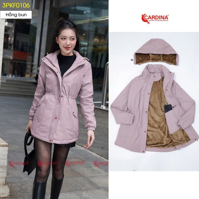 Áo Parka lông cừu siêu ấm