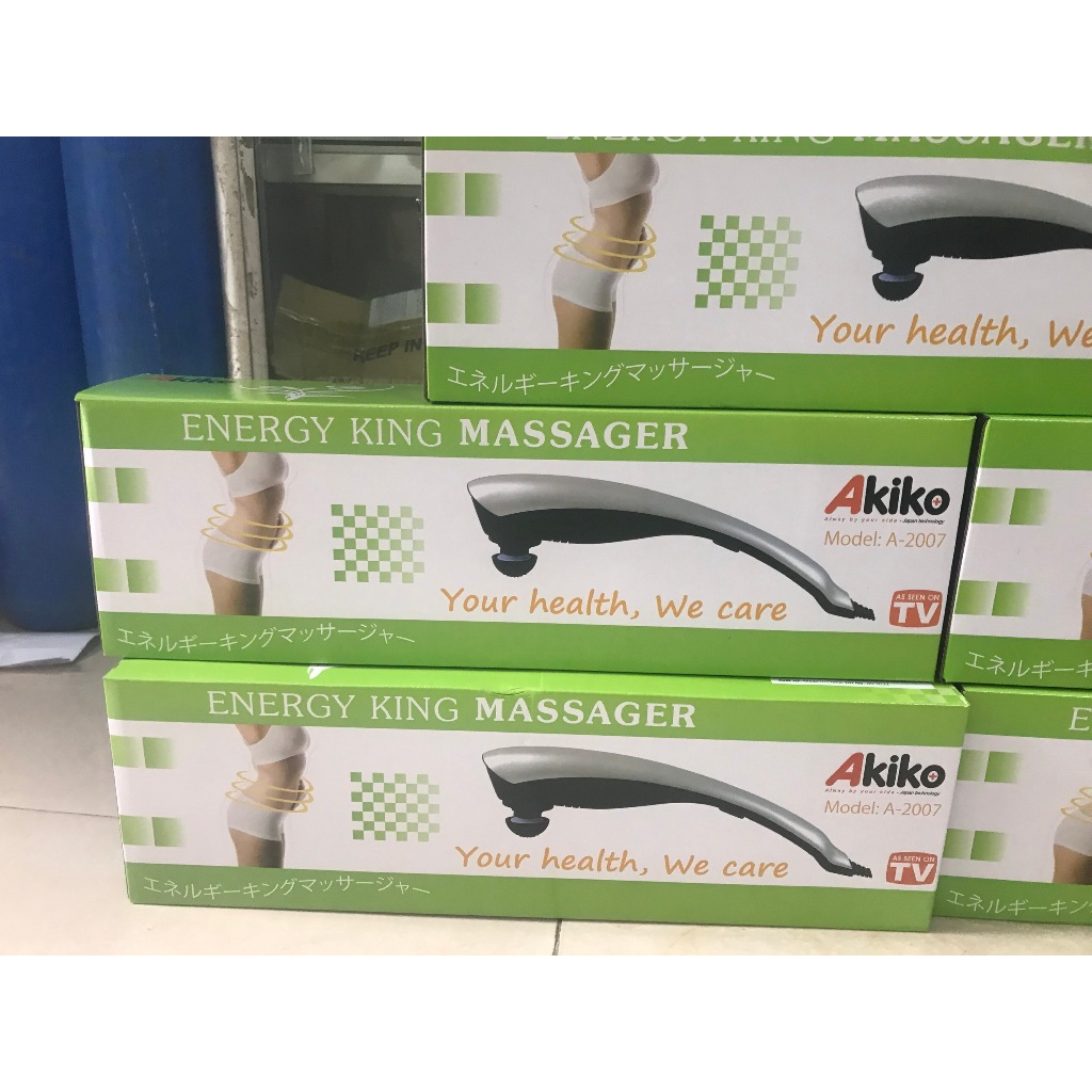 Máy Massage Cầm Tay Akiko A-2007 Có 3 Đầu Masage