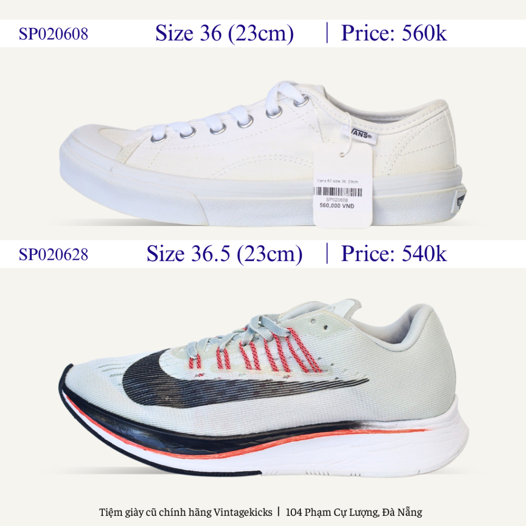 Giày 2hand thể thao Vintagekicks