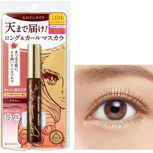 Mascara Nâng Cong Và Dài Mi Kissme Heroine Make Màu Nâu Gạch