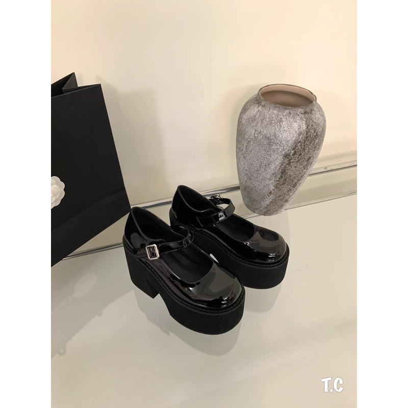 Giày lolita đế đúp gót trụ 11p mai phương bùi