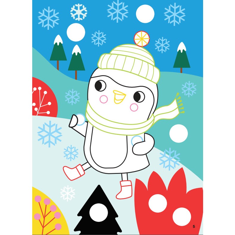 Sách - Bộ 4 cuốn First Color & Sticker Book - Cuốn Sách Dán Hình Và Tô Màu Đầu Tiên Của Tớ - ndbooks