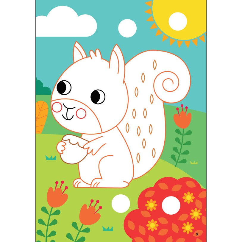 Sách - Bộ 4 cuốn First Color & Sticker Book - Cuốn Sách Dán Hình Và Tô Màu Đầu Tiên Của Tớ - ndbooks