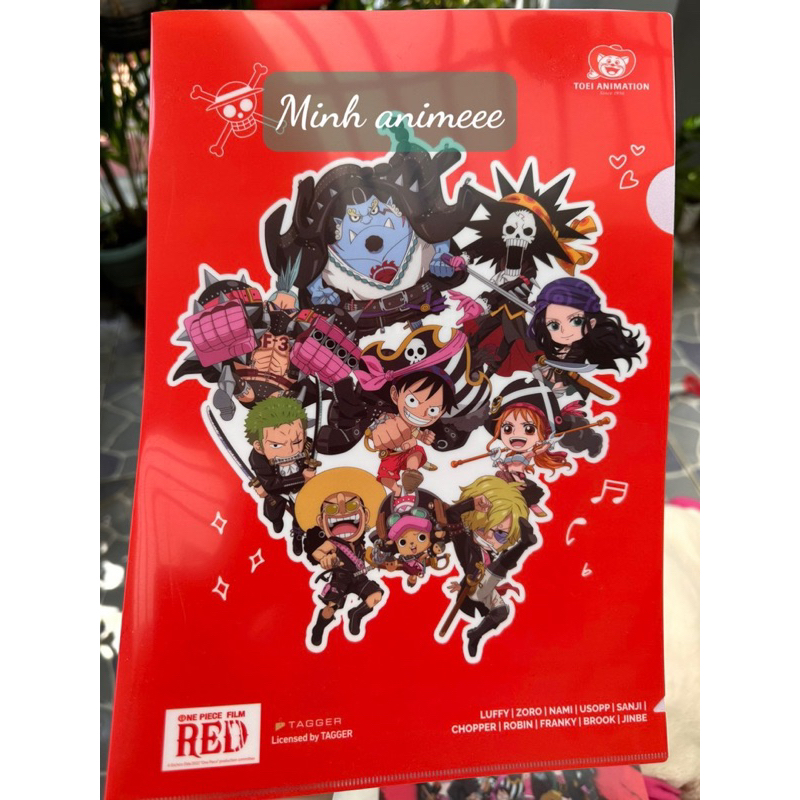 Bìa hồ sơ ONE PEICE STAMPEDE / RED