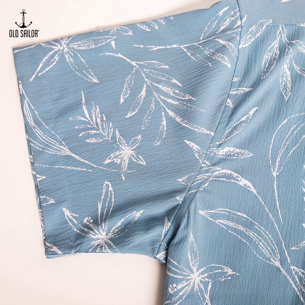 Áo sơ mi coban vải sợi tre Old Sailor - Blue - SMXA88561 - xanh - Big Size Upto 5XL